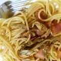 おねんどお母さん's cooksnap of when they made 簡単＊舞茸＆ベーコンの和風パスタ♪.