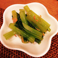MILIYAH085's cooksnap of when they made ☆小松菜と桜えびのおひたし☆.