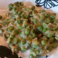 yukitaru's cooksnap of when they made ちりめんと枝豆の天ぷら.
