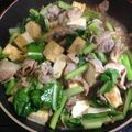 まど姉かおりんこ's cooksnap of when they made 栄養満点！小松菜と豚肉のバタポン炒め.