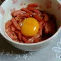 テンコちん's cooksnap of when they made めんつゆ＆焼肉タレでマグロのユッケ.