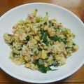まゆみ母ちゃん's cooksnap of when they made ☆カニカマと干しえびのレタスチャーハン☆.