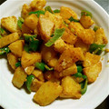 るかてき's cooksnap of when they made ★じゃがいもとピーマンのカレーマヨあえ★.
