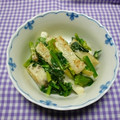 よりぴっぴ's cooksnap of when they made ✜焼き山芋とほうれん草のマヨわさ和え✜.