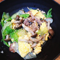 きのこゆき's cooksnap of when they made レタスとタマゴのシンプル炒め.