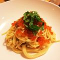 黒ワイン's cooksnap of when they made 雲丹といくらのクリームスパゲティ.