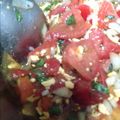咲いた咲いた♪'s cooksnap of when they made さっぱり★ミニトマトとバジルのサラダ.