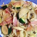 ココすみ's cooksnap of when they made 茄子ときのこの和風パスタ.