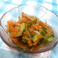 しばっち。's cooksnap of when they made もやしときゅうりの中華風ごま酢和え.