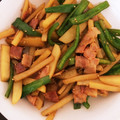 唯やん's cooksnap of when they made じゃがいもとピーマンの炒め物.