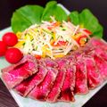 dreamneko's cooksnap of when they made 塩麹仕込みの牛タタキ。.