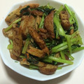 あっさき's cooksnap of when they made 母直伝!簡単小松菜とさつま揚げの炒めもの.