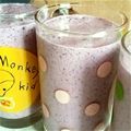 すもも324's cooksnap of when they made とろ～り☆キウイ＆ブルーベリースムージー.