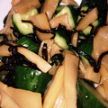 タミフル's cooksnap of when they made やみつききゅうり♡メンマと塩昆布和え.