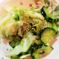 tomotoe's cooksnap of when they made 簡単☆キャベツときゅうりであと一品.