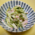 デカちゃん's cooksnap of when they made ✿胡瓜と❀かまぼこの✿柚子マヨ和え.