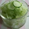 ぽこぴこりん's cooksnap of when they made 美肌☆きゅうりシャーベット.