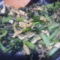 ナリンギン's cooksnap of when they made 冷めてもおいしい小松菜＆油揚げ炒め★.