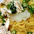 イシchan's cooksnap of when they made オクラとささみの冷製パスタ.