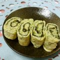 赤い電話's cooksnap of when they made お弁当・くるくる海苔のり卵焼き.