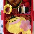 とらめぐ's cooksnap of when they made 妖怪ウォッチ ほのぼーのキャラ弁.