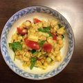 Seaちゃんさん's cooksnap of when they made 鮮やか押し麦サラダ　ほんのりカレー風味.