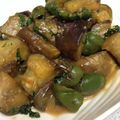 ひなたひかる's cooksnap of when they made なすとピーマンの油味噌炒め大葉入り.