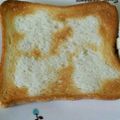 ３匹のこじかママ's cooksnap of when they made 浮かび上がる！簡単で甘いお絵かきトースト.