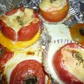 のあっちのあちん's cooksnap of when they made 材料3つ☆チーズとろ〜り卵のトマトカップ.