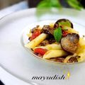 まゆディッシュ's cooksnap of when they made *なすのトマトソースパスタ*.
