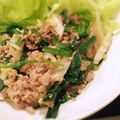 meikoh's cooksnap of when they made 白菜とニラの中華風炒め.