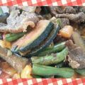 平井道子's cooksnap of when they made 夏野菜たっぷり♪牛肉のカレー味噌炒め.