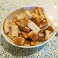 m@n@'s cooksnap of when they made パンの耳で♥塩ラスク.