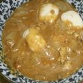 toshiebaba's cooksnap of when they made モチモチおからだんごのカレー炒め.