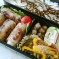 涼ママらぐまん's cooksnap of when they made 食べごたえあり♪チーズちくわの肉巻き.