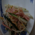 ちゃちゃいちゃい's cooksnap of when they made もやし☆きゅうり☆ちくわの酢物.