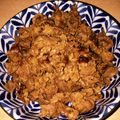 うさろん's cooksnap of when they made 牛肉(細切れ)の甘辛煮.