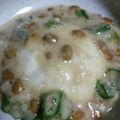 さおさお100's cooksnap of when they made オクラ納豆＆とろろ卵がけ冷奴.
