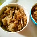 myn0w0's cooksnap of when they made シリコンスチーマーで炊き込みごはん.