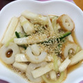 かしゅかしゅん's cooksnap of when they made 簡単スピード小鉢！長芋とちくわの梅和え.