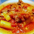 みのらちゃん's cooksnap of when they made 圧力鍋で簡単　牛すじのトマト煮.