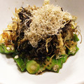 harry417's cooksnap of when they made オクラと鰹節の和えサラダ（要は和えもの）.