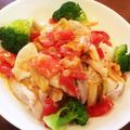 cho♡'s cooksnap of when they made 豚シャブ素麺☆トマト＆キムチゴマだれで♪.