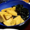 TOMｻﾝ's cooksnap of when they made タケノコとワカメの煮物.
