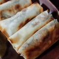 椋かぁちゃん's cooksnap of when they made 簡単☆弁当にも☆揚げない肉そぼろ春巻き.