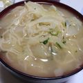 Naaaai's cooksnap of when they made そうめん味噌スープ♡.