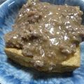 ayaka123's cooksnap of when they made 厚揚げ豆腐の肉みそ煮込み.