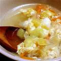 ゆったん＠3NEET's cooksnap of when they made ゴーヤのわたｄｅとろりんかきたま汁.