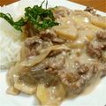 ゆうこりんりんこ's cooksnap of when they made 15分で完成☆ビーフストロガノフ.