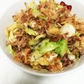 よしかたん's cooksnap of when they made 体重コントロールキャベツ丼.